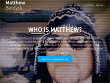 Tablet Screenshot of matthewberdyck.com